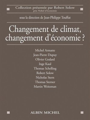 cover image of Changement de climat changement d'économie ?